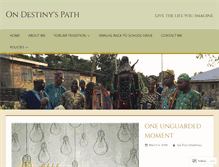 Tablet Screenshot of ondestinyspath.com